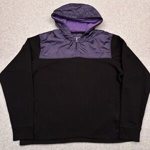 BLIZZARD Heroes of The Storm HOTS Hoodie Mens 2XL Black Fleece Zip Pockets